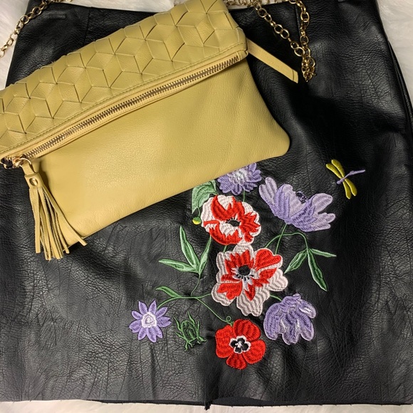 Leather Woven Crossbody - Picture 2 of 15